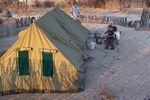 Camping in the Kalahari